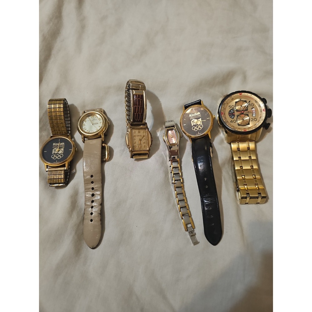 Lot of Watches Repair Parts Crafting Steampunk Vintage Men's Women's